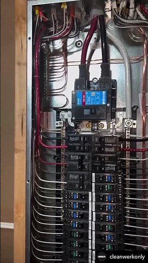 This Panel Work is INSANELY Clean #satisfying #electrical