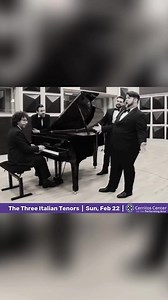 Experience iconic Italian arias live in Cerritos, CA on Sun, Feb 22! Buy tickets now for The Three Italian Tenors: bit.ly/3it_tix | Cerritos Center for the Performing Arts