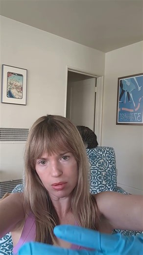 ASMR Thyroid Check ✨🧤 #asmr #relax