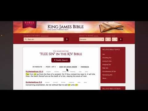 DON’T INDULGE IN SIN, FLEE FROM IT!!