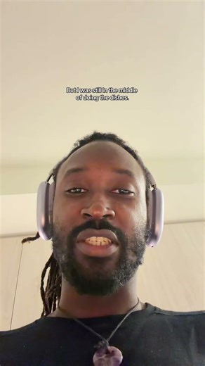 little incident while doing the dishes