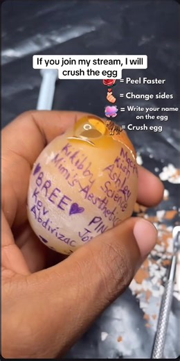 Join My Live Stream for Egg Peel Therapy!