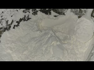 cornstarch powder eating big spoonfuls (swallowing)