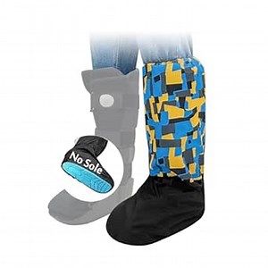Mybow Tall Walking Boot Cover, Medical Fractured Foot Cast Protector, Orthopedic Walking Boot for Broken Ankle & Leg, Waterproof Outdoor Leg Recovery Walker Cover (No Sole)