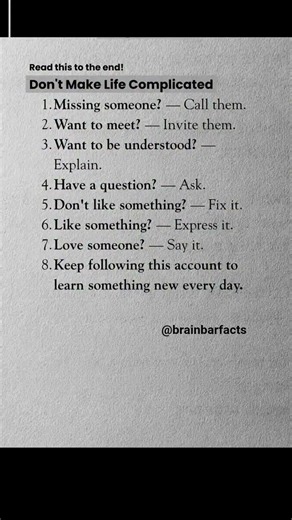 dont make life complicated:-👇✨💬 #shorts #viral #trending