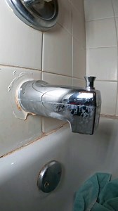 Replacing a tub spout 💦 So I replaced this 25 year old Moen tub spout with a new one that came with this nice escutcheon plate. The diverter was busted on the old one. Turned out looking awesome #Plumber #ReelsVideo #FYP #Reel #DIY #Plumero #Video #Plumbing | The Plumberlorian