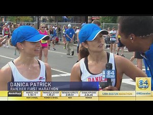 Danica Patrick Completes Her First Boston Marathon