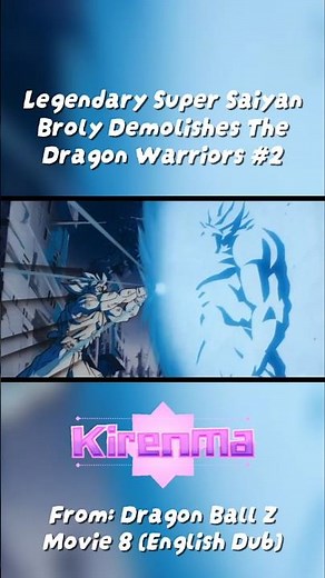 Broly Tanks Goku's Kamehameha! (DBZ English Dub!)