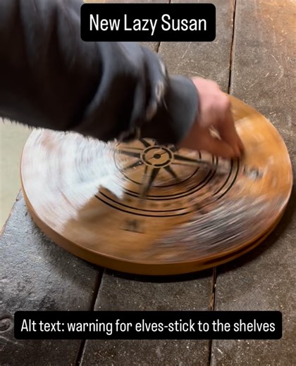 New England Good Life on Instagram: "Haven’t done a lazy Susan for a while as cutting a circle by hand is hard to get right. But this came out well, with a food-safe seal and wood from the home of a Cape Cod Civil War soldier. #capecod #lazysusan #charcuterieboard #compass #elfontheshelf"