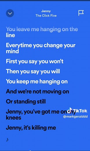Jenny - The Click Five: Lyrics, Song, and More