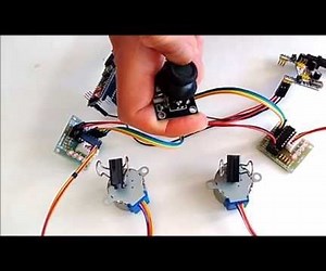 Arduino Nano and Visuino: Control 2 Stepper Motors With Joystick