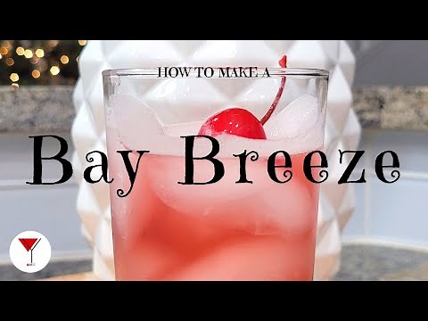 Bay Breeze | How to make a cocktail with Vodka, Cranberry & Pineapple Juice