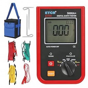 EITAI3000A+ Digital Ground Resistance Meter Tester 0-2kΩ, 0-200V, Manufacturer Direct Sales, Ground Rod Resistance, Earth Resistance Tester