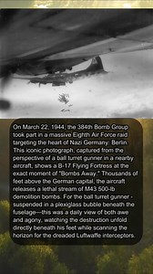 ⚔️ Lethal Gravity: A Mid-Air View Of The B-17 Payload #WWII #384thBombGroup #USAAF #WWIIHistory #8thAirForce #WWIIaviation #AviationHistory #MilitaryHistory #fblifestyle | Gist of History