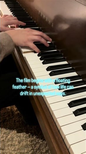 🪶 What Makes the Feather Theme So Magical? 🎬 Forrest Gump Piano 🎹 #shorts