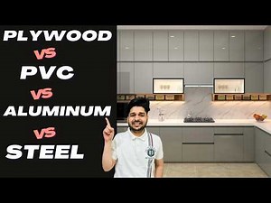 Stainless Steel Modular Kitchen vs PVC Kitchen vs Aluminum Kitchen vs Plywood Kitchen I