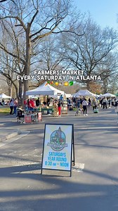 440K views · 3.9K reactions | Amazing farmers market that occurs every Saturday in Atlanta! 凌 8:30am - 12pm | The Atlanta Guide | Facebook