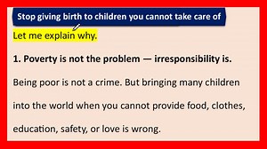 Stop giving birth to children you cannot take care || English To Somali | Waaya Arag Academy