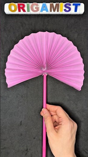 World’s Easiest DIY Paper Fan – 30 Seconds, $0, Super Fun!