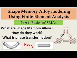 Shape memory alloy (SMA) modeling using Finite Element Analysis | Part-1 Basics of SMAs