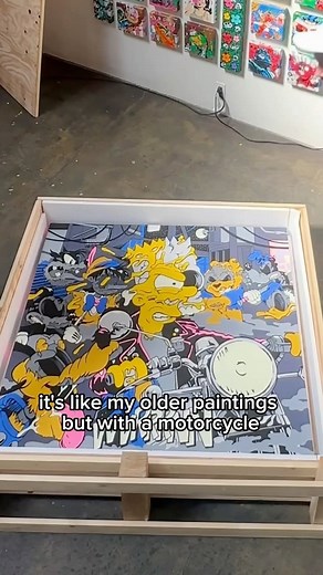 Matt Gondek on Instagram: "Commissioned paintings I won’t do Your kid Your dog A dead relative Louis Vuitton, Gucci, Supreme Bart Simpson Characters with XX eyes Pink Panther (I’ll get in trouble) You"