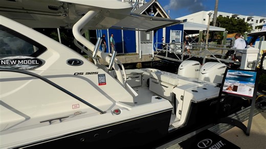 2.9K views · 35 reactions | Pursuit made a major statement at the Fort Lauderdale show by bringing their entire–16 model–lineup. This was a first in company history and we have to say, it was impressive. The star of this lineup was the all new OS 325, a model that's loaded with smart features for the fishing family. | Power & Motoryacht Magazine | Facebook