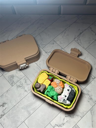 Cat Bento Box Fidget Clicker: 3D Printed Key Cap Stress Relief Desk Toy - Etsy