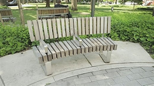 Here's why researcher Cara Chellew calls this loitering and crime-prevention strategy 'hostile'