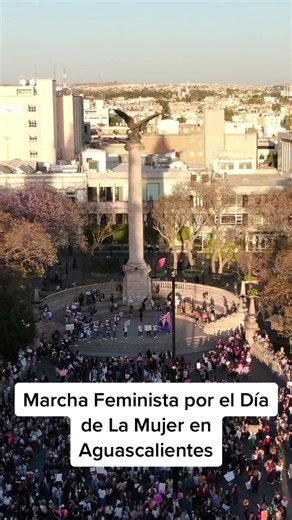 Marcha Feminista 8M en Aguascalientes