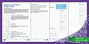 Multiplication: Short Method (3 Digits x 1 Digit) (Ages 8 - 9)