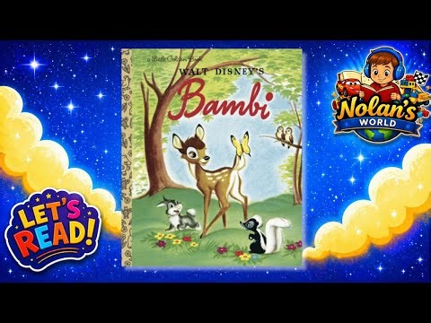 Bambi Read Aloud, Little Golden Book, Disney Storytime for Kids