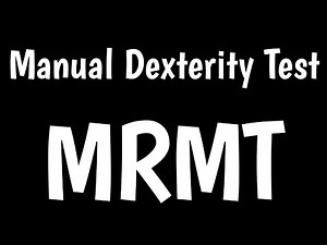 Minnesota Rate of Manipulation Test | Minnesota Dexterity Tests | Manual Dexterity Test |