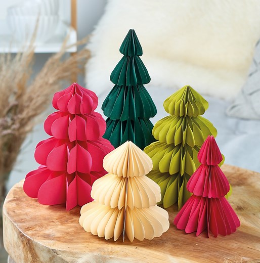DIY Honeycomb Christmas Trees PaperCrafter project