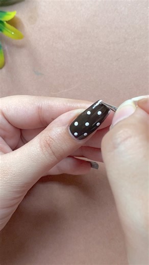 17K views · 185 reactions | Easy polka dot nail art design #nailsonfleek #nail #nailsinspo #nailtutorial #nailart #nailarttutorial #nailartdesigns #polkadotnails #polkadots | The Beauty Allure | Facebook
