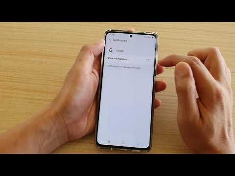 Galaxy S21/Ultra/Plus: How to Enable/Disable Google App Notifications