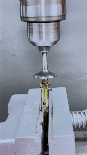 Steel Valves Grinding a Heavy Bolt — Pure Metal Power! #eksperimen #asmr