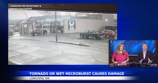 Longview storm tears roofs off buildings, no injuries reported