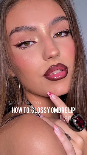 How to Create Glossy Ombre Lips Tutorial