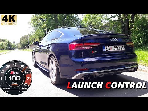 2017 Audi S5 Launch Control POV - Audi S5 Acceleration 0 - 100 km/h