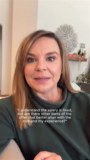 Salary locked? Negotiate these benefits instead‼️ Toni explains what to ask for when the base pay won’t move. Remote work options, extra PTO, professional development money, signing bonus, earlier reviews. These all add value. Don’t leave benefits on the table just because salary is firm. Follow for negotiation tips that work. | FlexJobs