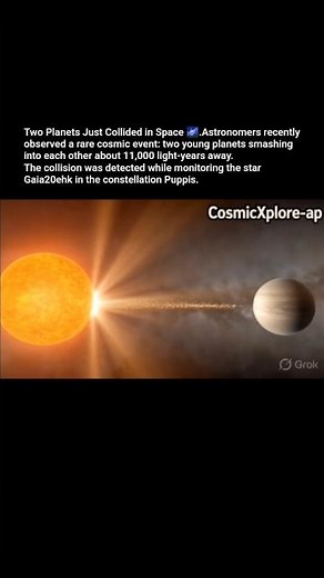Two Planets Just Collided in Space 🤯