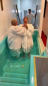 That Awkward Baptism Moment...😅 #vairalvideo #baptismfail #prankvideos #foryoupage #sorryjesus