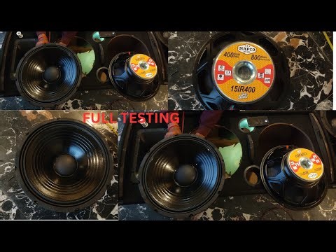 MAPCO 15IR400 Bass Boosted Speaker - Full Load Sound Test 🔥