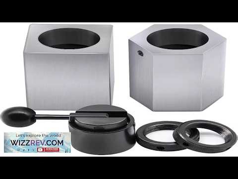 5C CB 5C Collet Block Set with Square and Hexagonal Clamps Quick Tightening