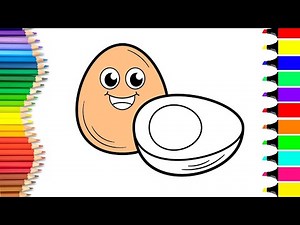 How to Draw a Cute Egg 🥚 | Easy & Fun Drawing for Beginners!