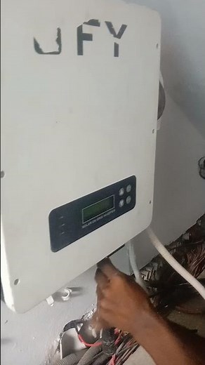 ⚡ 3KW On-Grid Solar Inverter Installation | Full Setup & Wiring | Real Electrician Project"