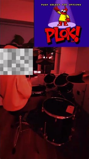 🟥🟨 Plok! Main theme drum cover #nintendo #snes #drums #plok #drumpads #drummer #retrogaming #retro