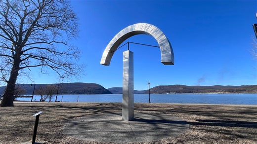 Watch a video of the art and scenes at Peekskill NY sculpture trail along the Hudson River