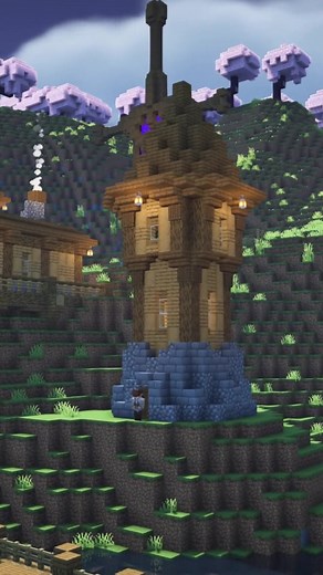 Decoração de Torre Medieval no Minecraft