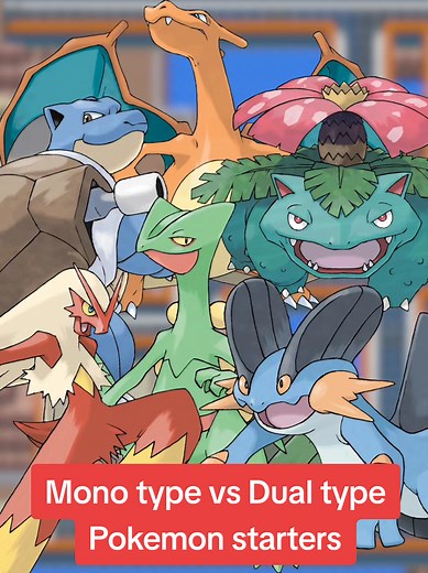 What Mono-Type Starter Pokémon Would You Choose?